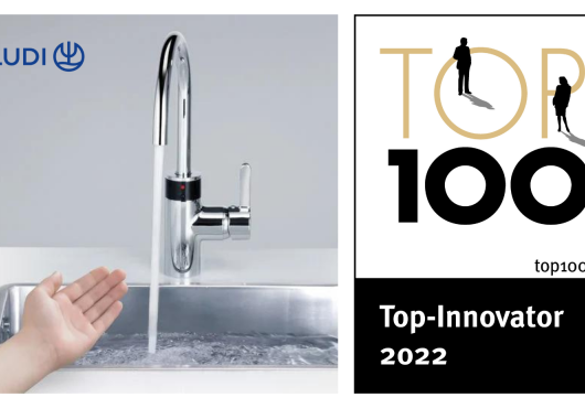 Kludi staat in de prestigieuze lijst van ‘TOP 100 Innovators 2022’