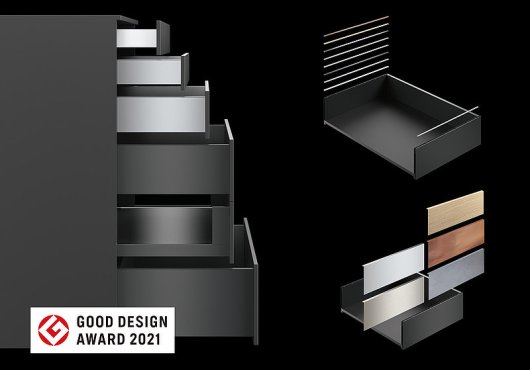 'Good Design Award 2021' voor het AvanTech YOU schuifladeplatform van Hettich